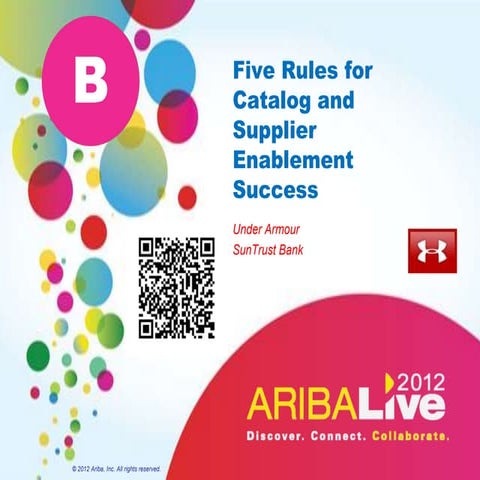 Five Rules for Catalog and Supplier Enablement Success