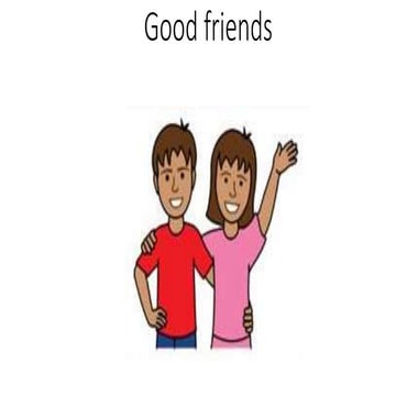 Five things good friends do | PPTX