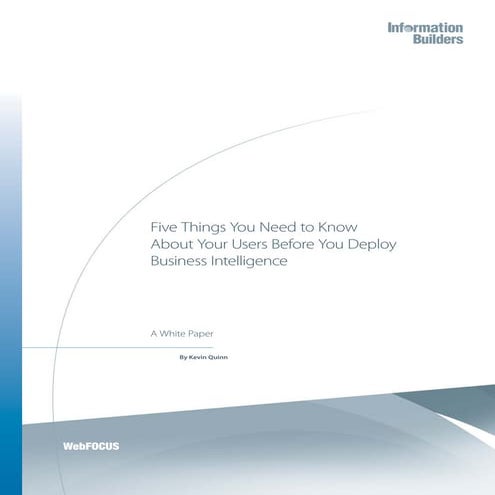 Five things you need to know about your users before you deploy ...