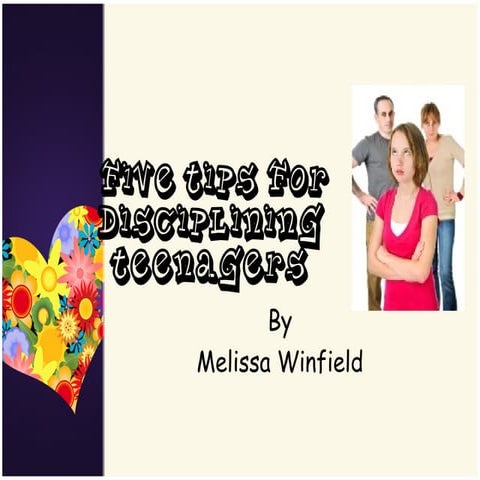 Five tips for disciplining