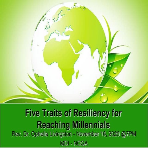 Five Traits Of Resiliency For Reaching Millennials Pdf
