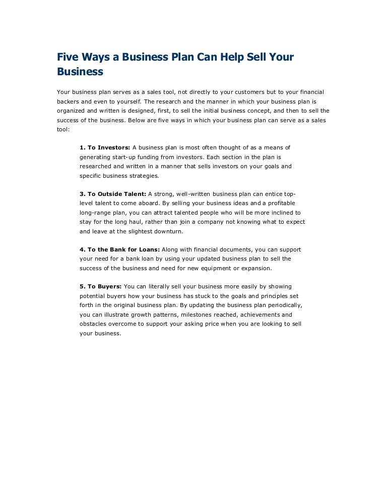 Help with your business plan