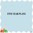 Five year plans