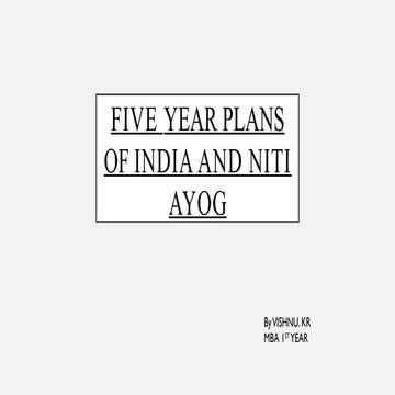 five year plan and niti ayog vvvvbv.pptx