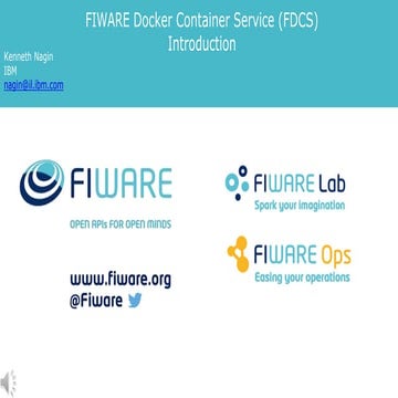 Fiware docker container service multi tenant isolation and user defined netwo...