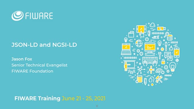 FIWARE Training: JSON-LD and NGSI-LD