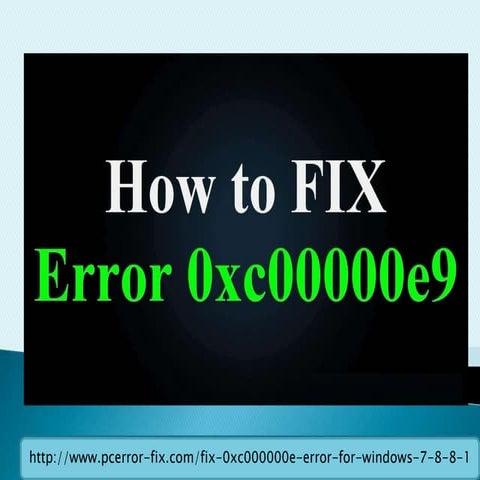 Fix 0xc000000e error for windows 7, 8