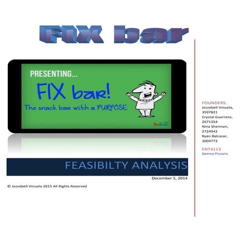 Fix Bar Feasibility Analysis 