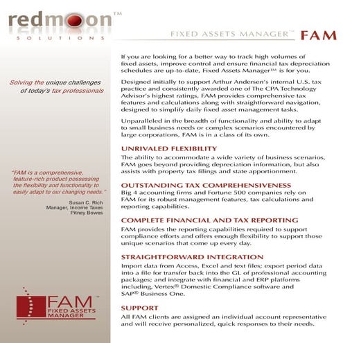 Fixed Assets Manager