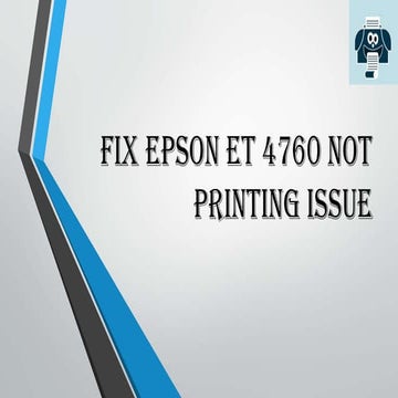 Fix Epson ET 4760 Not Printing Issue || Printer Tales