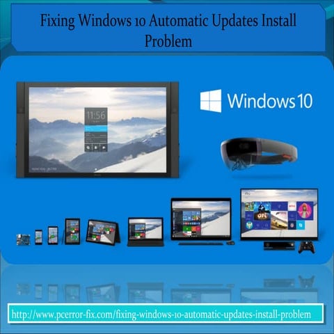 Fixing windows 10 automatic updates install problem