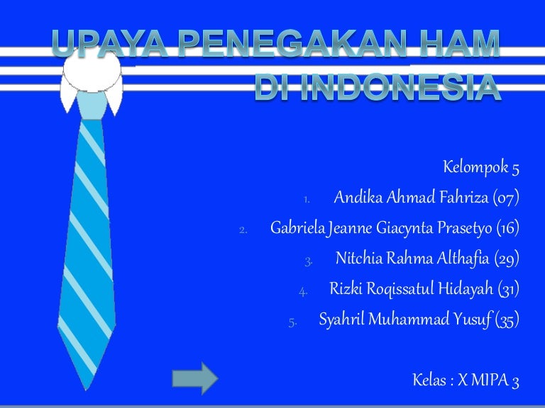 upaya penegakan HAM di Indonesia