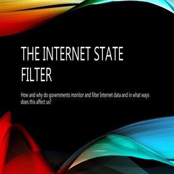 The Internet State Filter