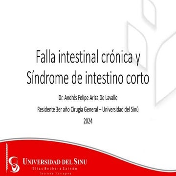 falla intestinal y sindrome de intestino | PPTX