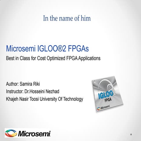 IGLOO2 Microsemi FPGA