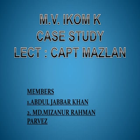 M.v  i kom k  case study assigment