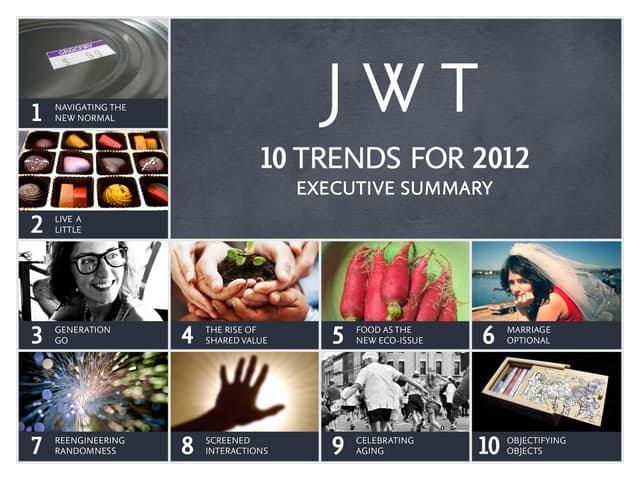 JWT 10 Trends for 2012 Executive Su...