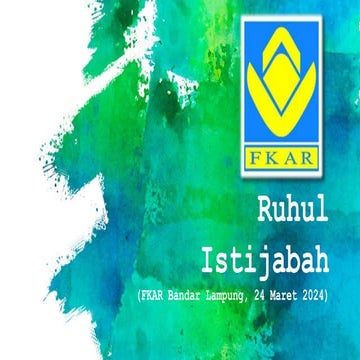 FKAR Ruhul Istijabah untuk organisasi.pptx