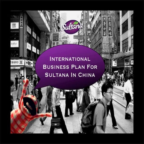 Analysis of International Markets - China