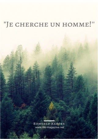 Je cherche un homme