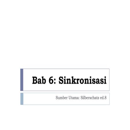 09 sinkronisasi proses