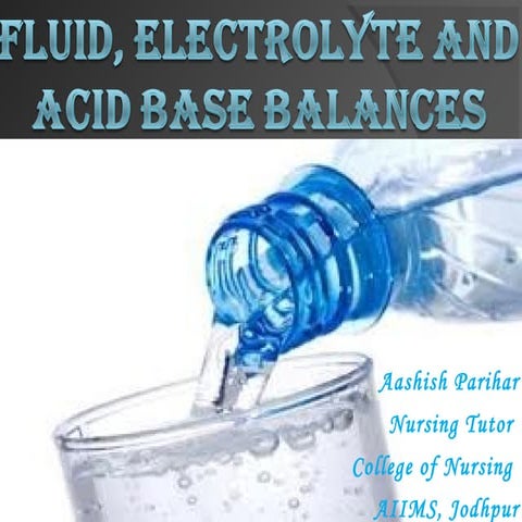 fluid and electrolytes and acidosis and alkalosis