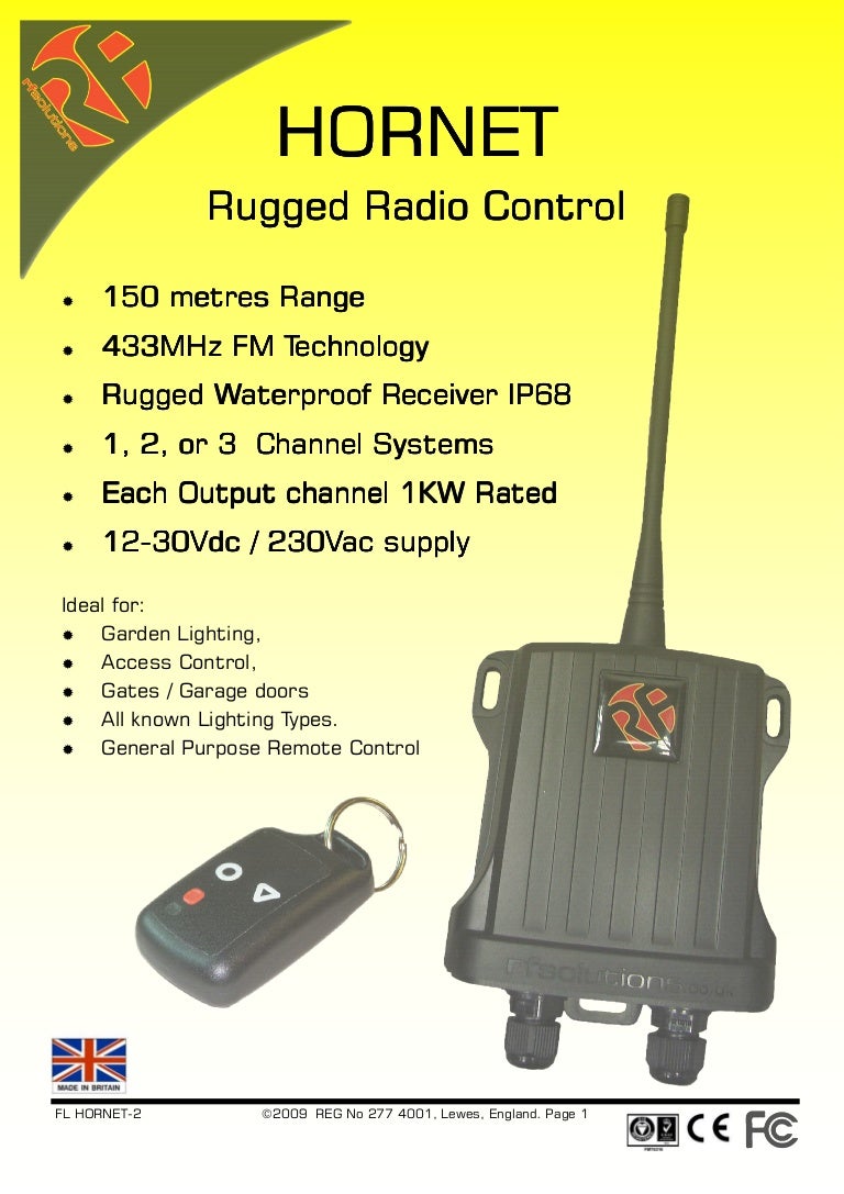 RF Solutions Remote Control System