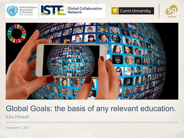 Global goals: the basis of any relevant education