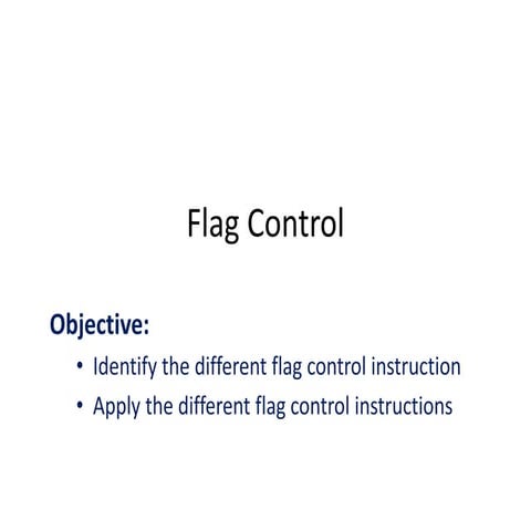Flag control | PPTX