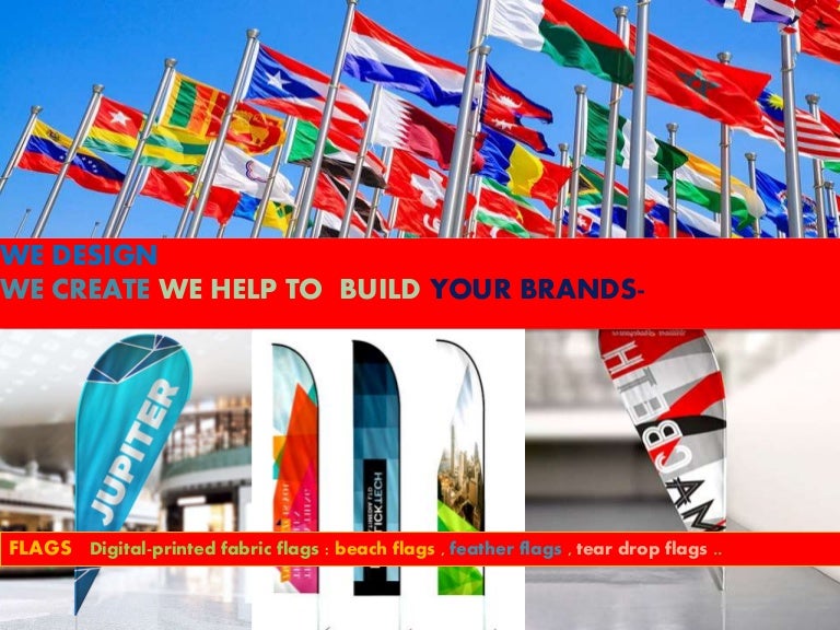 Flags for your events and brands