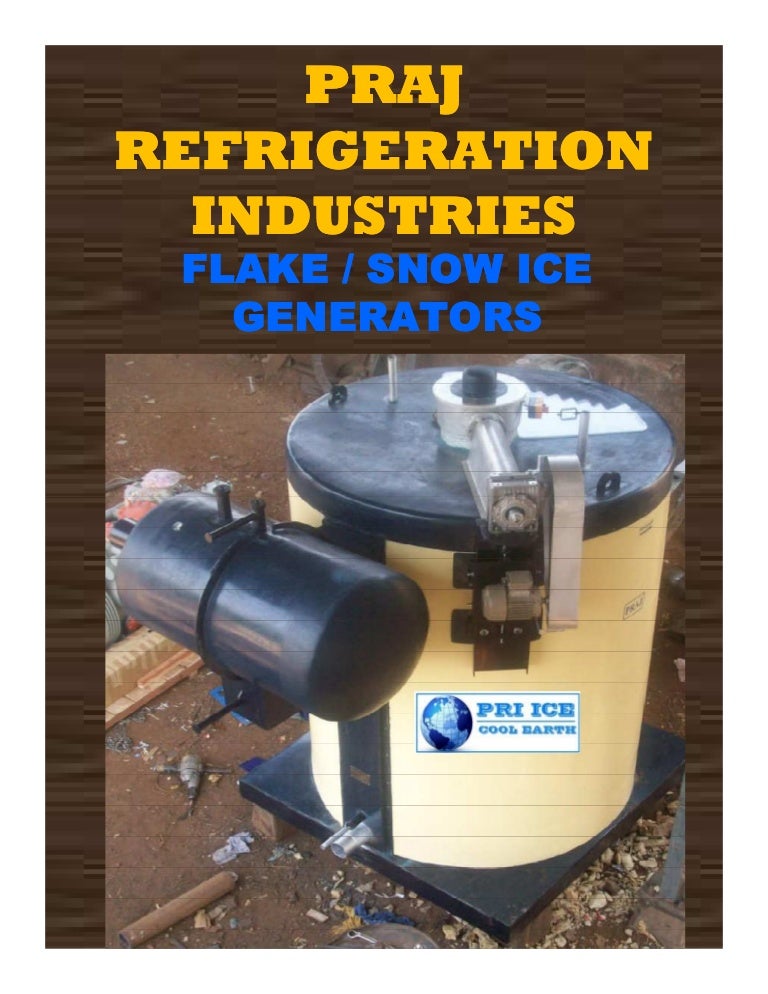 Flake ice machine brochure