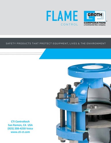 Flame control products for industrial fluid operations