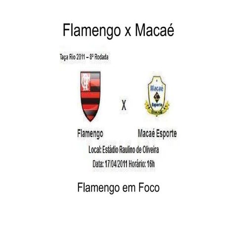 Flamengo x Macaé