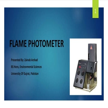 FLAME PHOTOMETER