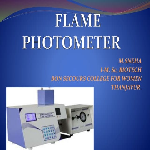 Flame  photometer