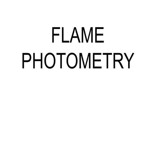 flame photometry.pptx final year B pharm 7th Sem PCI pattern