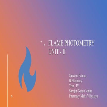Flame photometry sem 7