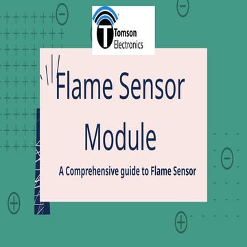Flame Sensor Module – Infrared Fire Detection Sensor for Arduino by ...