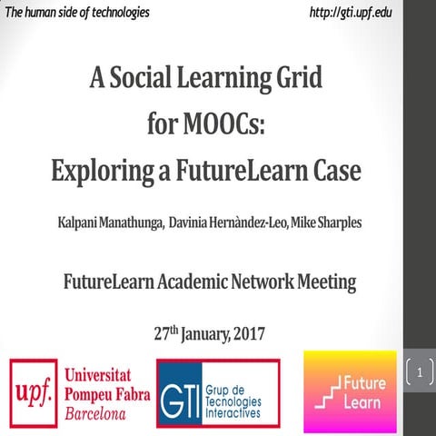 A Social Learning Grid for MOOCs: Exploring a FutureLearn Case