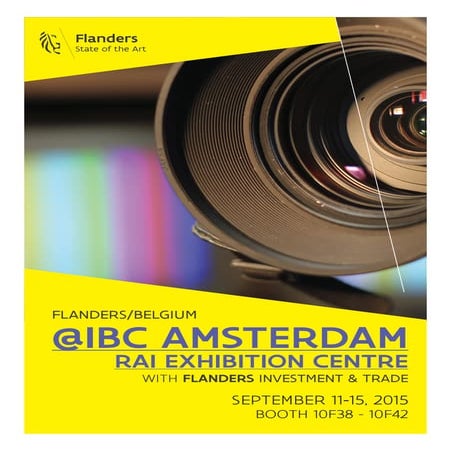 Flanders/Belgium - IBC Amsterdam 11-15 September 2015