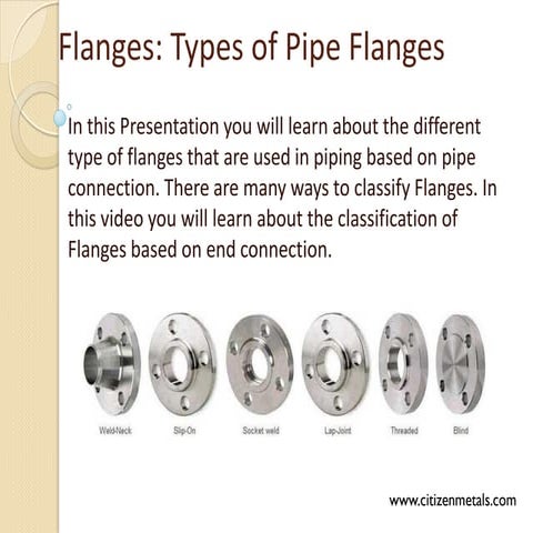Different Types of Flanges