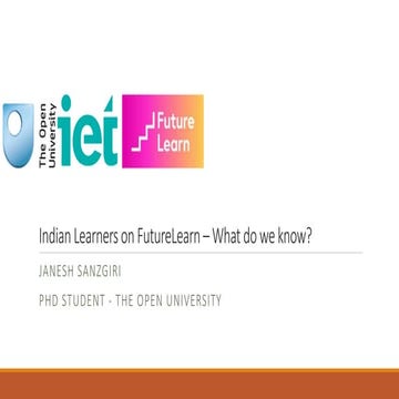 Indian MOOC Learners on FutureLearn