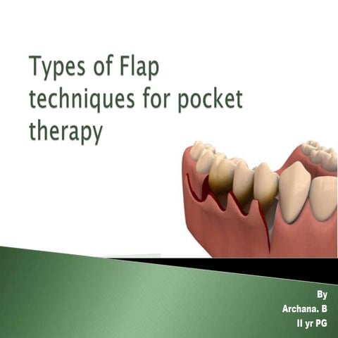 Flap techniques for pocket therapy  