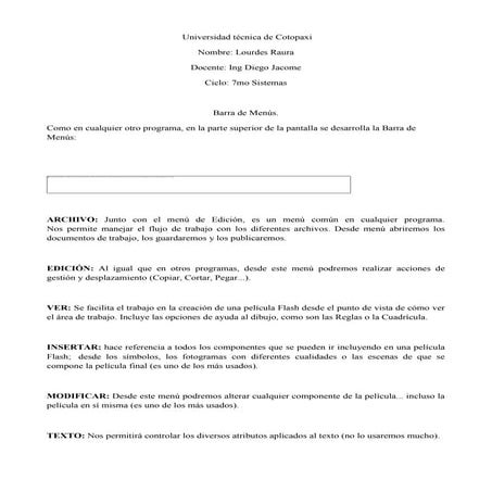 Tutorial de adobe flash cs4 | DOCX