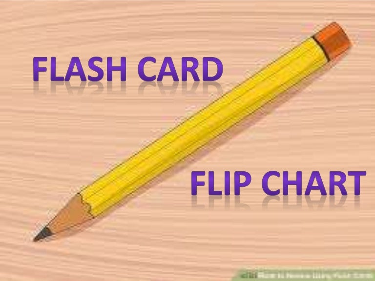 Flash card & flip chart