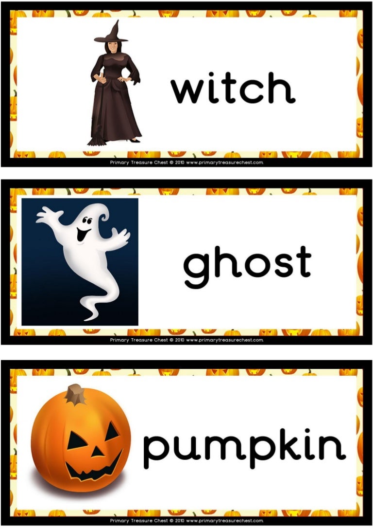 Flashcards Halloween