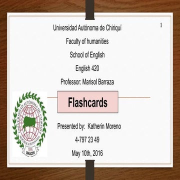 Flashcards