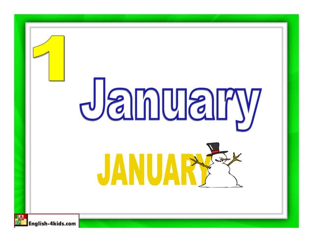 Flashcardsmonths