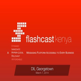 FlashCast | Development Impact Lab ...