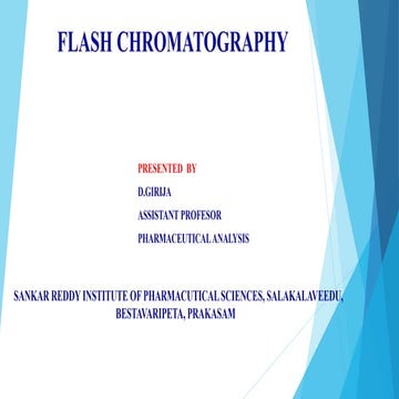 Flash chromatography